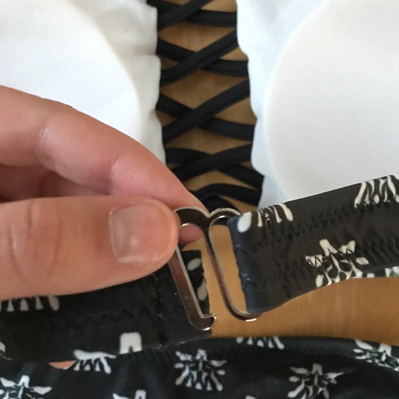 Patterned boho halter swim set - Picture 3 of 5